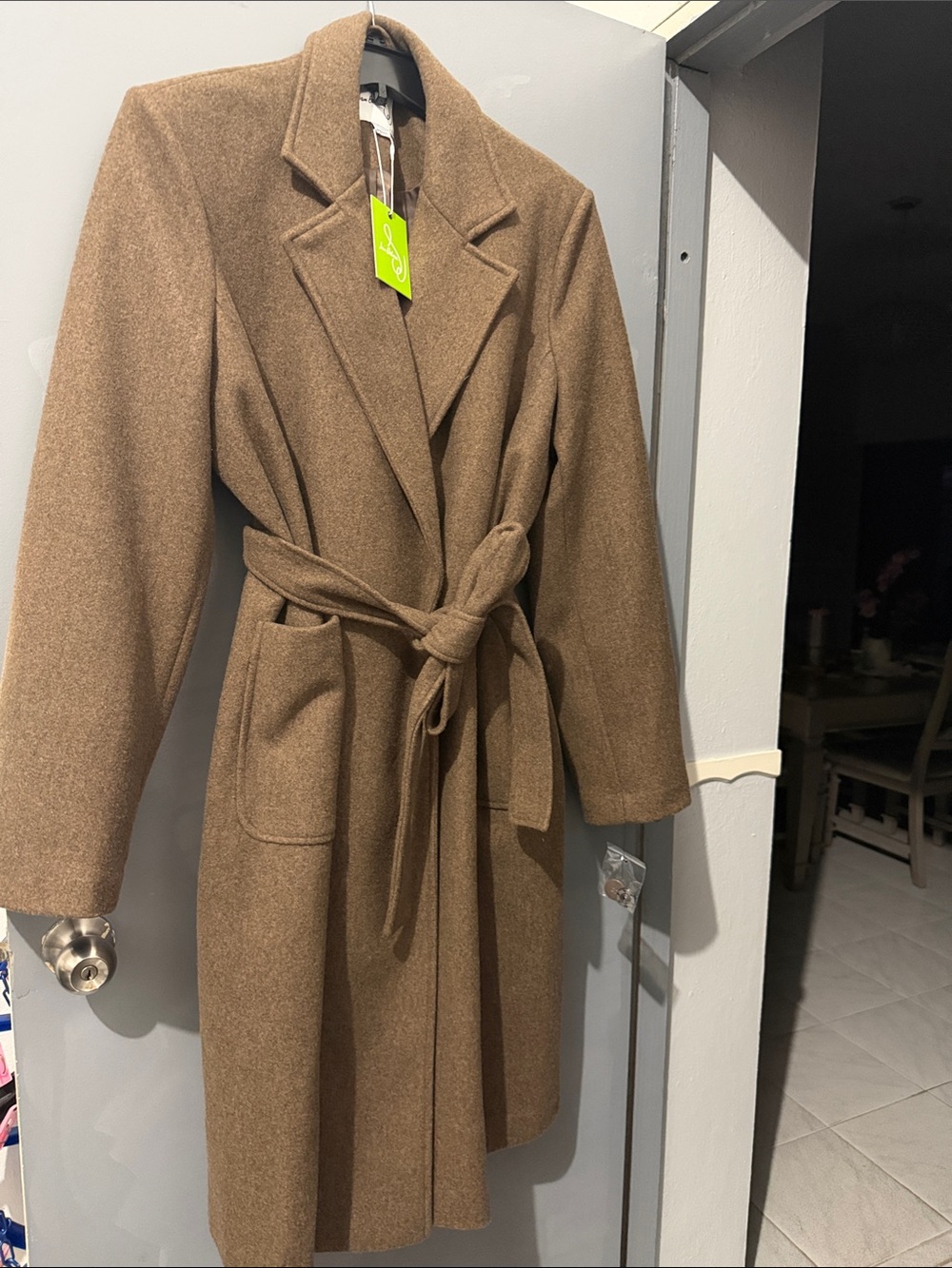 Sam Edelman Brown Belted Trench Coat